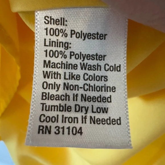 THE LIMITED Yellow Blouse Size Large Ruffle Sleeve V-Neck Pleated Front Top - Picture 7 of 7